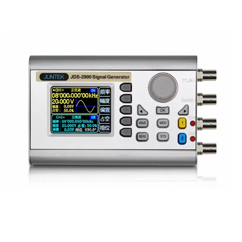 dual channel dds funcao arbitraria wave signal source generator frequencia counter sweeper totalmente cnc jds2900 01