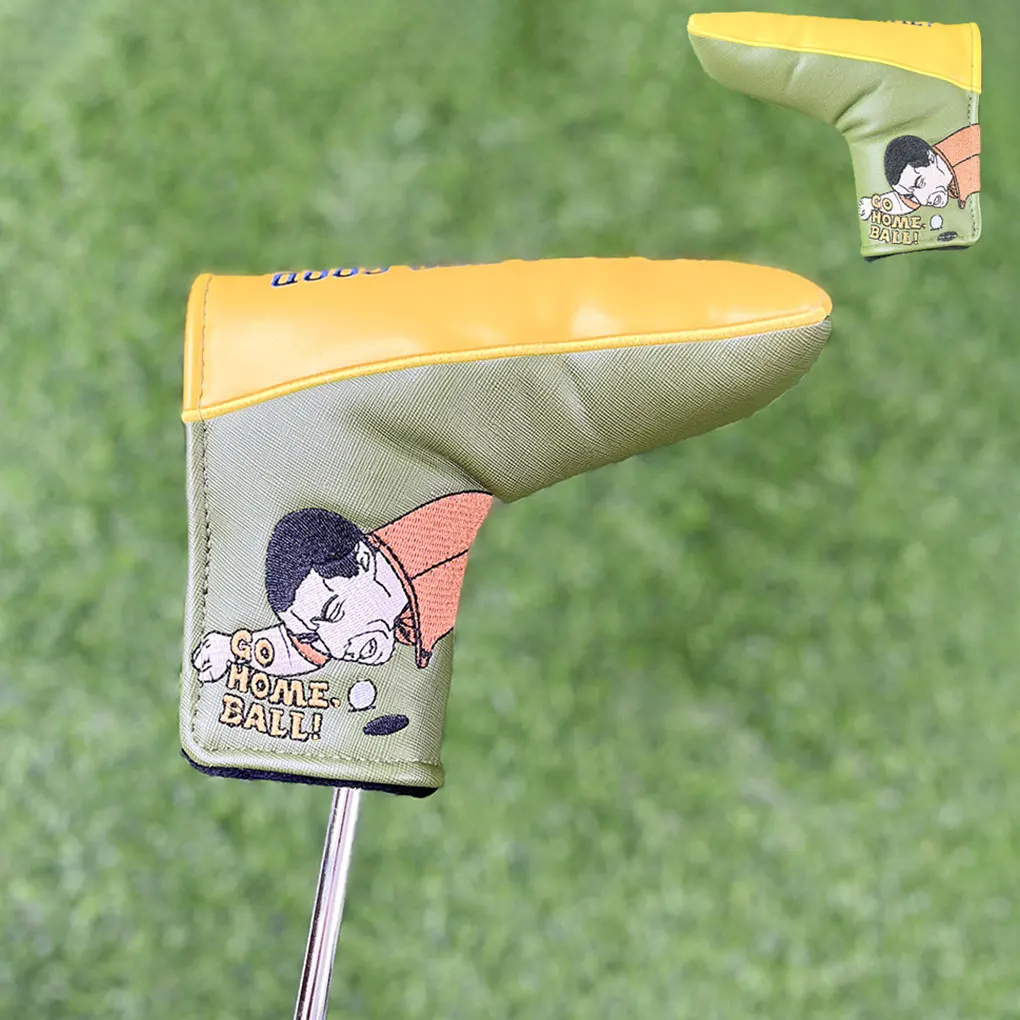 Protective Cap Cover For Golf Clubs Waterproof And Dustproof Push Rod Hood Can Tightly Fit Golf A-style semicircle