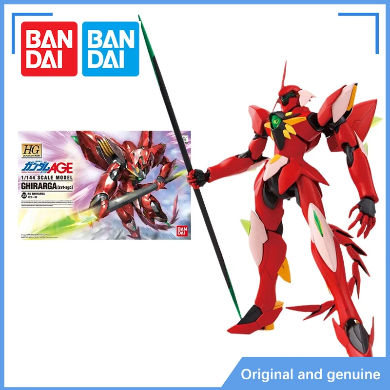 

Оригинальный комплект модели Spot Bandai Gundam, аниме-фигурка HG AGE 1/144 GHIRARGA XVT-ZGC, экшн-фигурки, коллекционные игрушки, подарки для детей