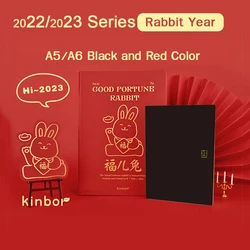 Kinbor A5 A6 2022 2023 Time Plan Planner Daily Account Time Record Book Work Notes Learn Notebook New Year Account inside Page