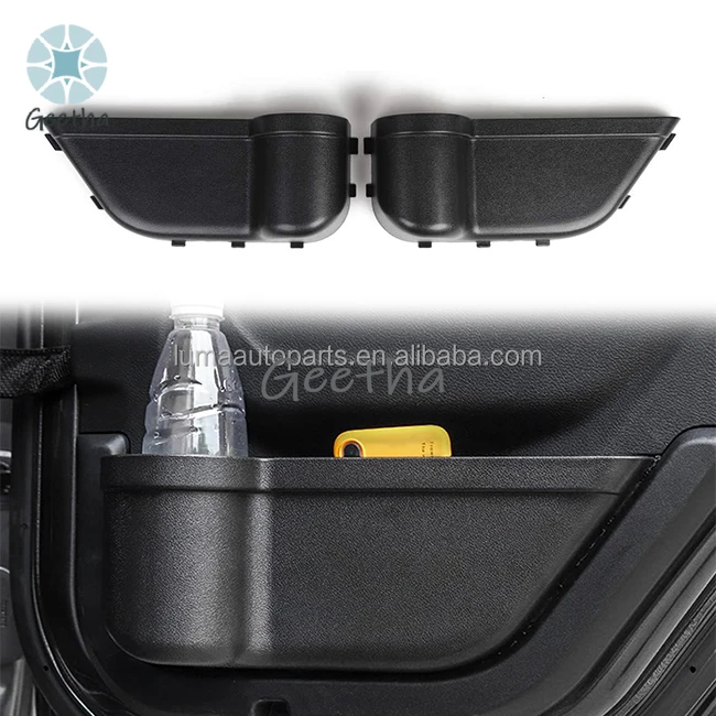 

LUMA Hot Sales 4x4 Car Accessories Car 2/4 Door Front Rear Door Organizer Tray for Jeep Wrangler JL 2018+ Gladiator JT