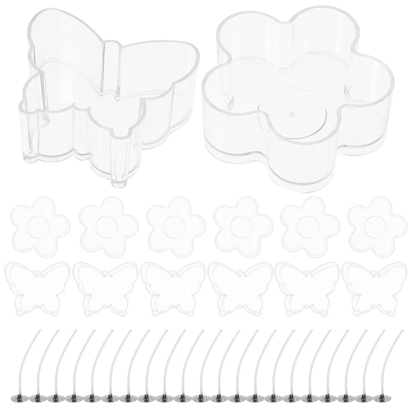 

Набор прозрачных пластиковых контейнеров-стаканчиков для чайных свечей, поделок своими руками, хранения украшений, бусин, блесток, пуговиц