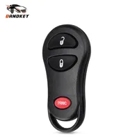 Dandkey Fob For Chrysler Jeep Dodge Town Grand Country Caravan Cherokee Smart Remote 2+1 3 Buttons Car Keyless Entry Key Shell