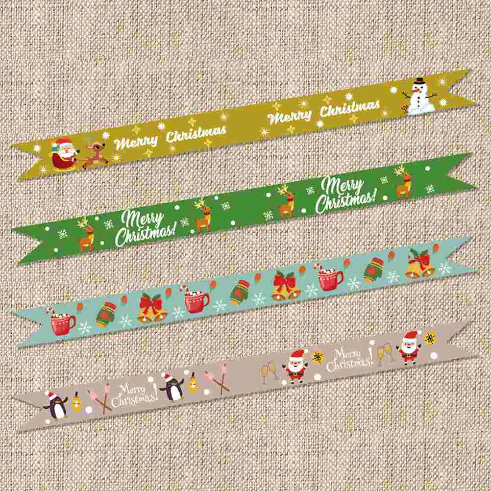 Christmas Bulletin Board Border Decorative Decal Sticker Themed Envelopes Labels