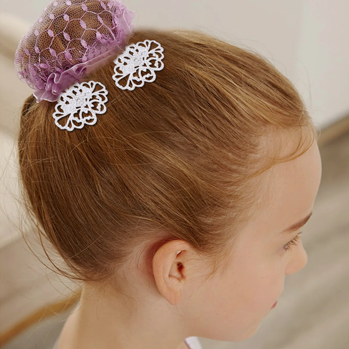 

10 Pcs Five-tooth Hair Comb Women Flower Clips Headdress Accessories for Girls Decorate Inserted