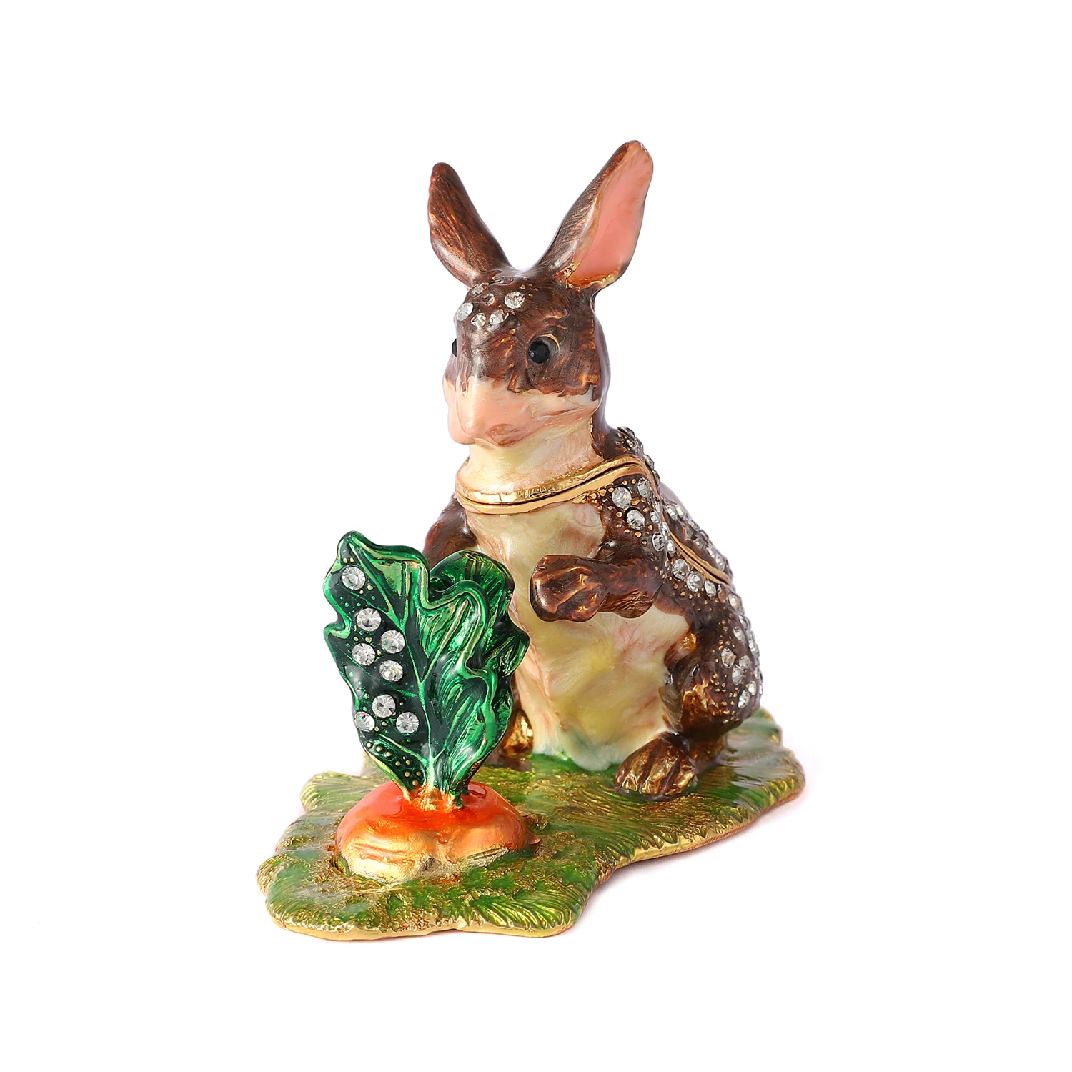 QIFU Handicraft Lovely Rabbit Pulling Radish for Wedding Decoration