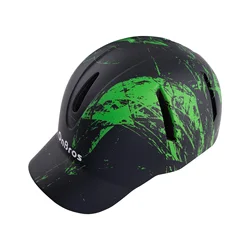 Carbon Fiber Look Personalidade Baseball Cap Estilo, Motocicleta Capacete, Ciclismo Capacete, Skate, Patinação, Esporte ao ar livre, Unisex