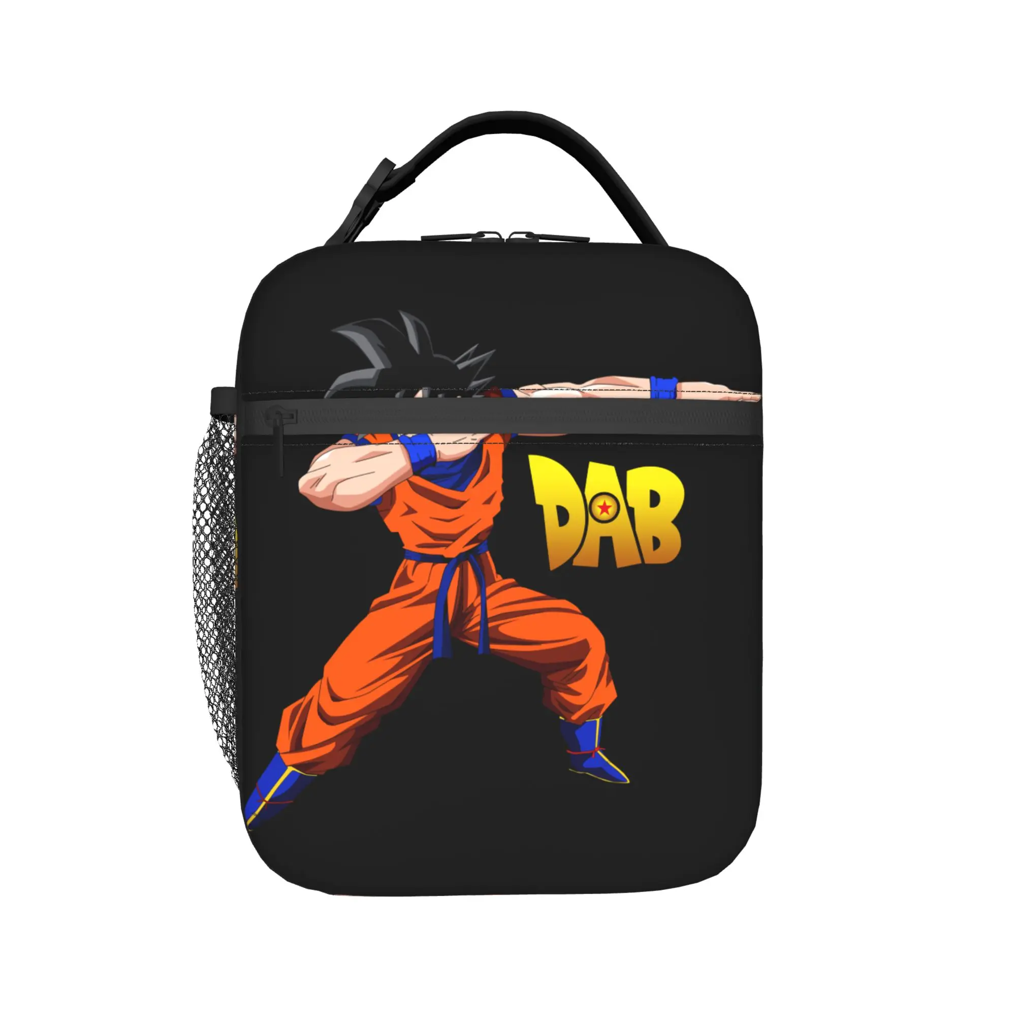 

D-Dragon-Ball-L DragonBalls Insulated Lunch Bag for Men Women Food Container Bags Thermal Cooler Bento Box For School Office