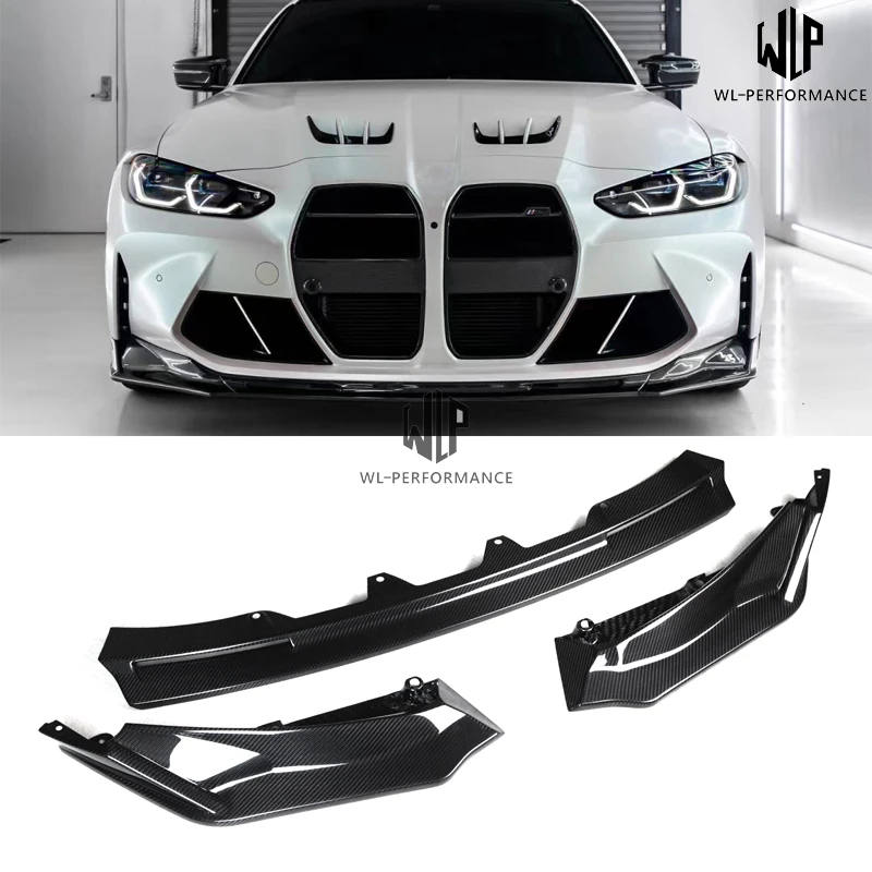 G80 G82 V Style Front Lip High Quality Carbon Fiber Dry Carbon Durable Car Body Kit for BMW G80 G82 2021 UP