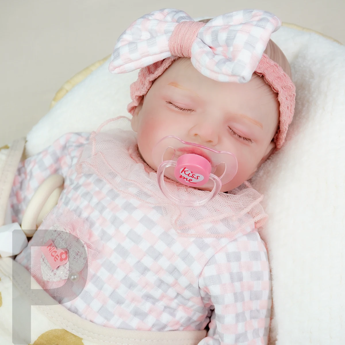 

Realistic Reborn Baby Doll Sleep Realistic Reborn Baby Doll Soft and Cute Newborn Baby Doll with Toy Accessories Handmade3D Skin