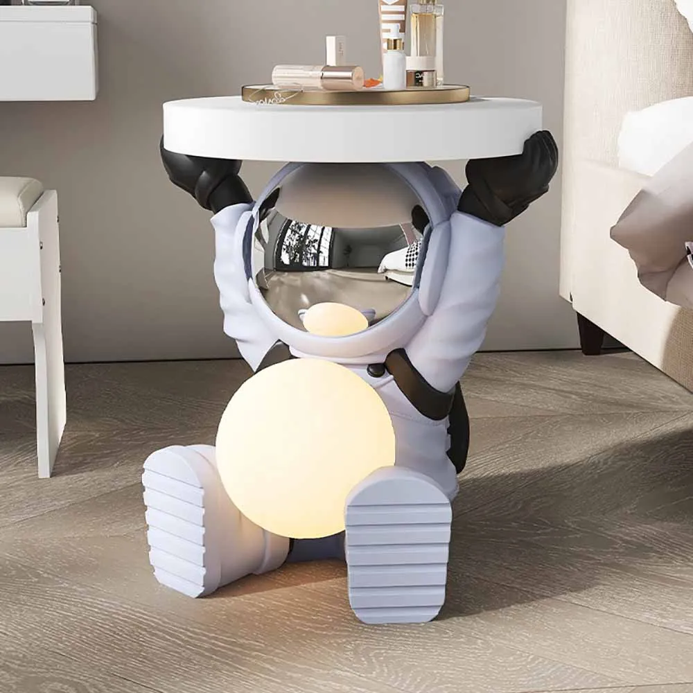 SGROW Astronaut Night Light Home Decor Statue Large Floor Living Ornament Sofa Cabinet Sculpture Decoration Bedside Table Tray