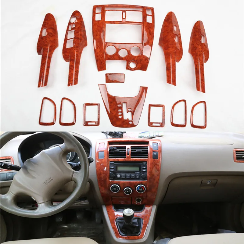 Peach grain Abs Car Gear Panel Window Lifter Vent Frame for Hyundai Tucson 2006 2007 2008 2009 2010 2011 2012 2013 Accessories