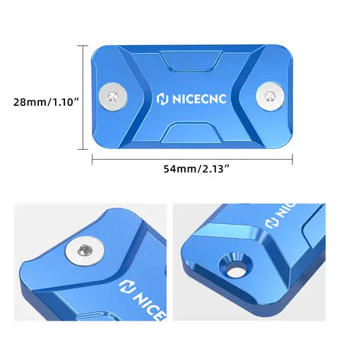 NICECNC För Yamaha YZ125 YZ250 YZF 250 YZ250F YZ450F WR250F WR450F YZ65 YZ85 WR426F YZ426F Bromsvätskebehållare Pumplock Lock 10 best sales yz65 - №3