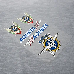 Pegatinas reflectantes para motocicleta, calcomanías gráficas para casco de bicicleta, MV Agusta MVAgusta, logotipo de carreras Vintage laminado