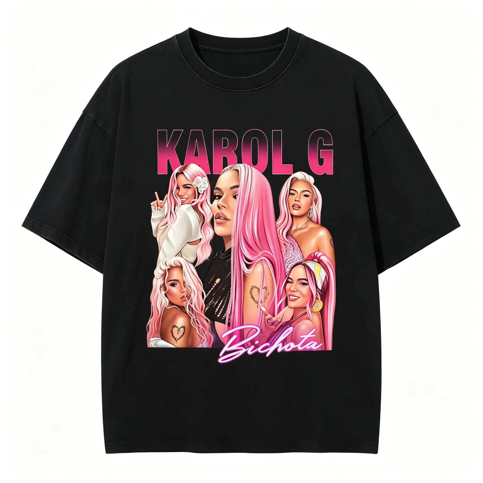 Karol G Manana Sera Bonito Vintage Graphic T Shirt Bichota Season Oversized Unisex Short Sleeve Latin Reggaeton Music Fans Tee