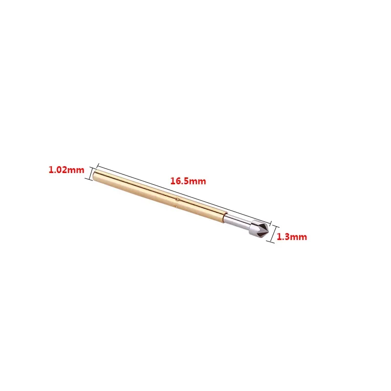 Nickel Plated Metal Compression Test Needle P75 - A2 / B1 / E2 / D2 / F1 / Q1 Q2 / H2 / LM2 / T2 / G2 / J1 Diameter of 1.02 MM