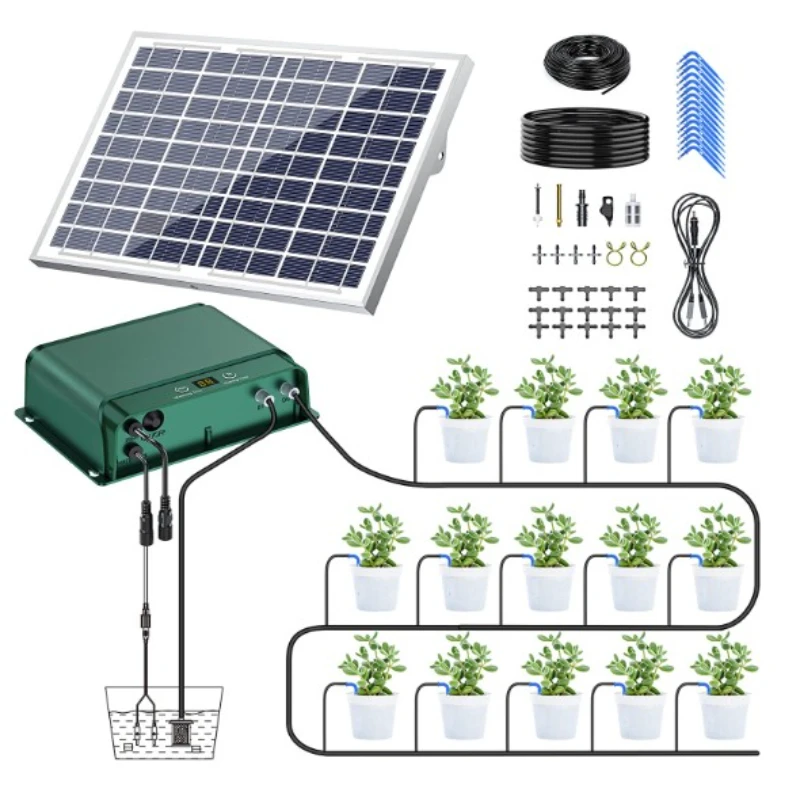 Solar Automatic Plant Self Watering Devices Watering System Irrigation for Plants on the Balcony Plant Bed and Green Home