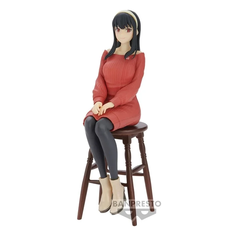 Nuevo Bandai Banpresto SPY FAMILY Break Time Collection Yor Forger figura de Anime adornos de escritorio regalos para niños modelo muñeca de juguete
