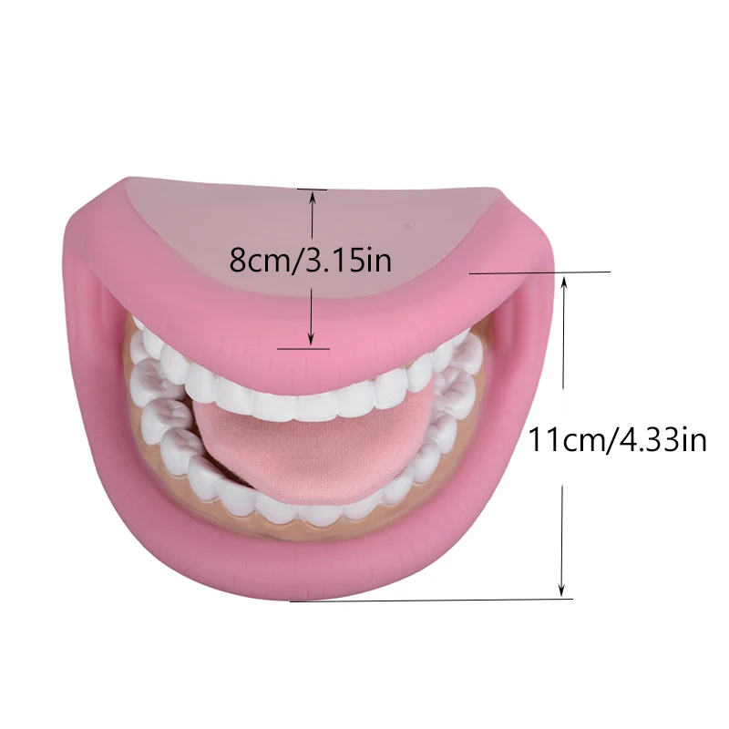 1PCS 28 Teeth Tongue Mouth Puppet Kids Mouth Hand Puppet For Speech Improvement Mouth Puppet For Speech Learning