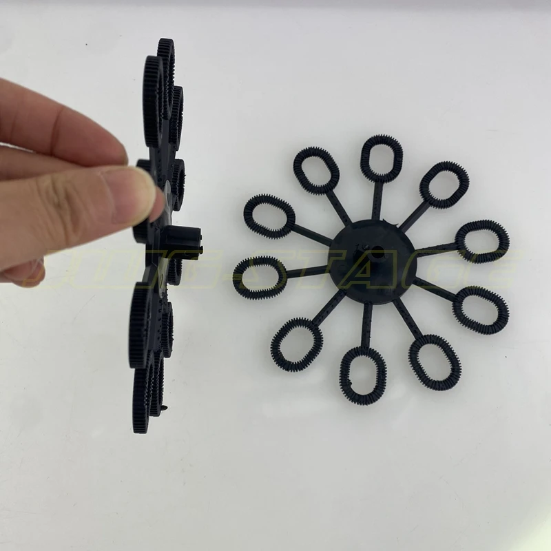 2 قطعة 155 مللي متر عجلة آلة الفقاعات الصغيرة ، مرحلة آلة فقاعة الطرف المكره عداء عجلة ريشة ، عجلات صانع الفقاعات قطر 15 سنتيمتر #5