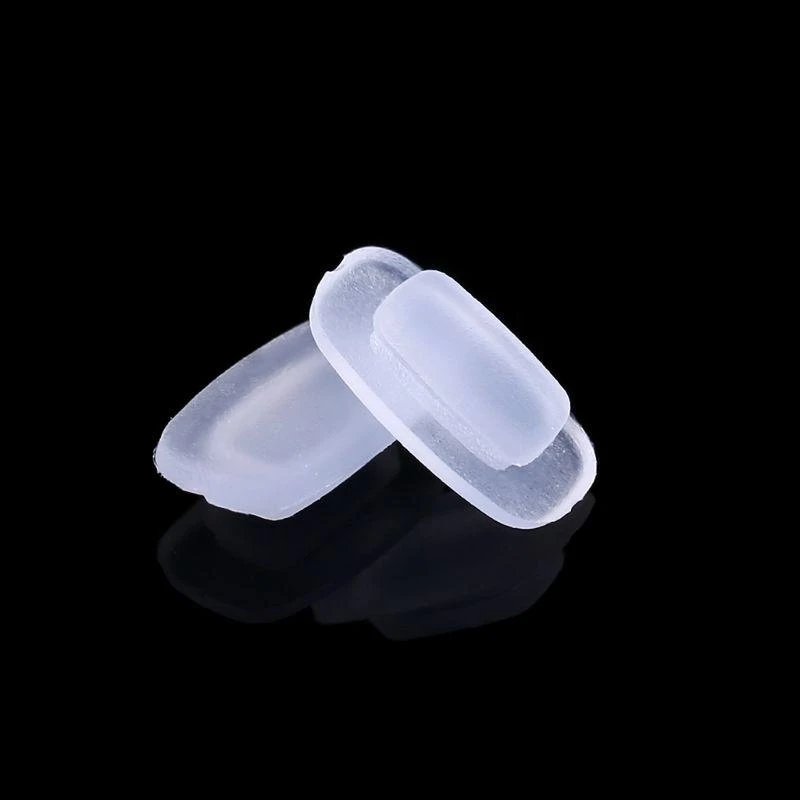 5 Pairs Air Bag Eyeglass Nose Pads Non-Slip Air Chamber Eyeglasses Nose Pads D-Shape Insert-in Soft Silicone Nose Pads