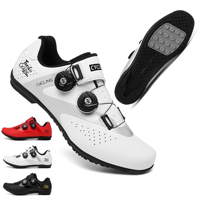 Men Non Locking Mountain Bike Shoes Without Cleats Road Bicycle Rb Speed Non Cleat Cycling Shoes Sneaker Flat Pedal Mtb Women