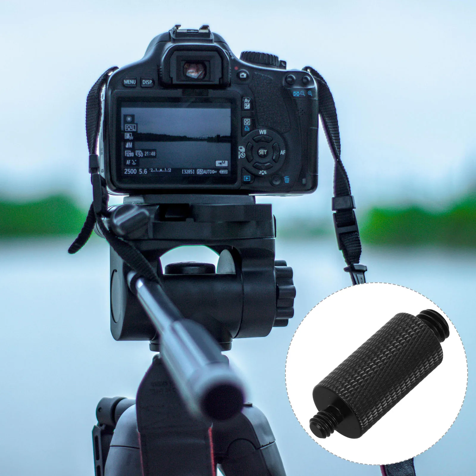 

Aluminum Alloy Tripod Adapter 1/4 Male To 3/8 Male Microphone Stand Screw Mount Camera Cage Mounting Thread Converter For Dslr