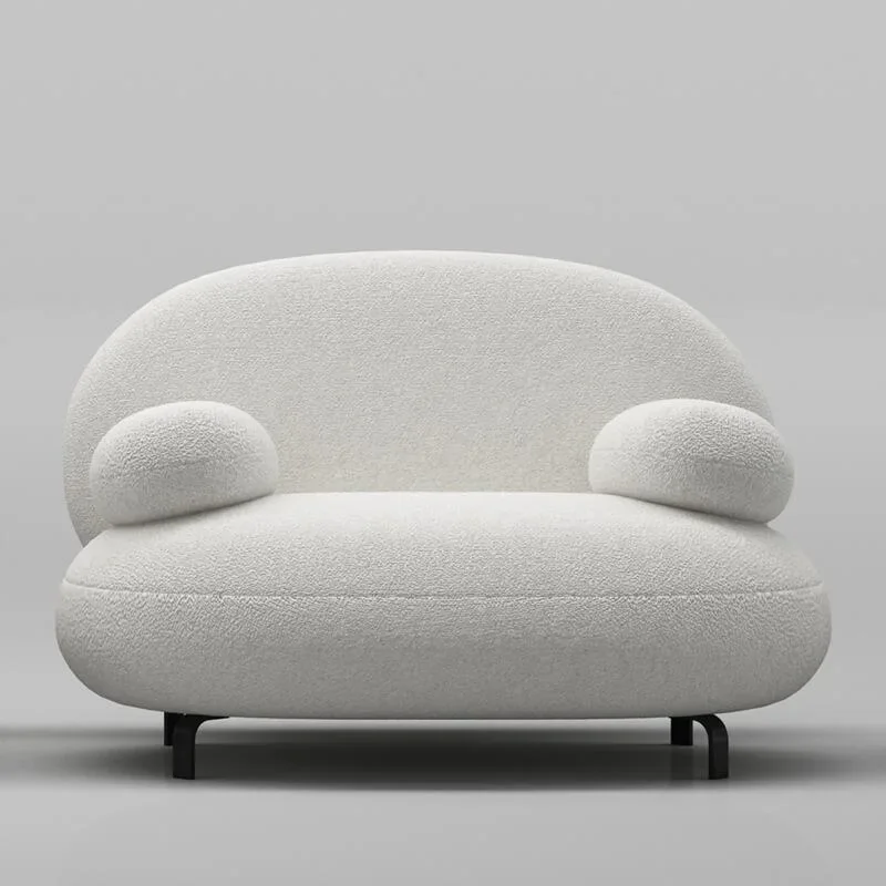 

Modern small family hotel office simple casual shaped sofa