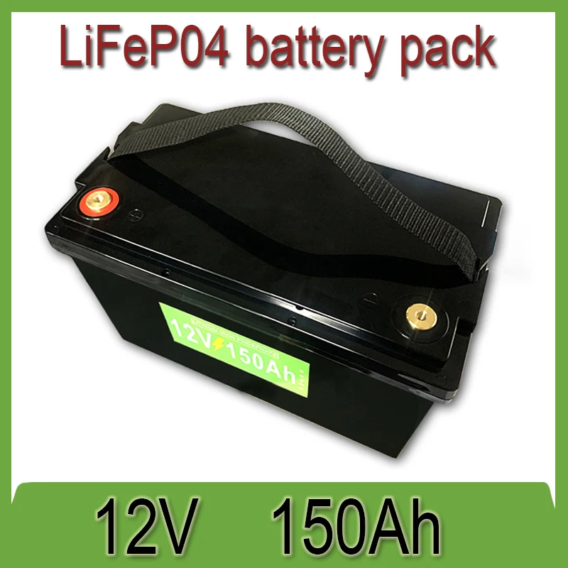 12V 150Ah Lifepo4 battery Pack Lithium Iron Phosphate Battery For Boat Electric Motor Inverter