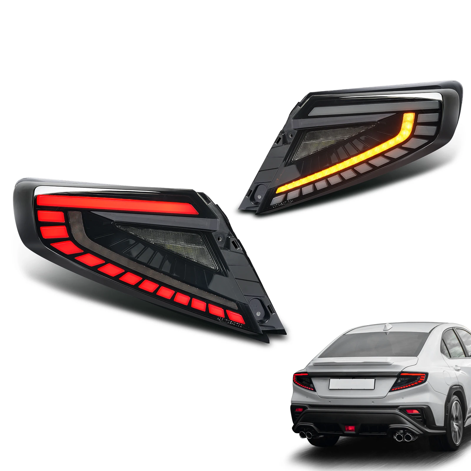 1106 HOT Archaic Rear Lamp for  Subaru WRX Taillight 2022-2025  VB Base/Premium/Limited/GT/TS  with Sequential Signal Car Lamp