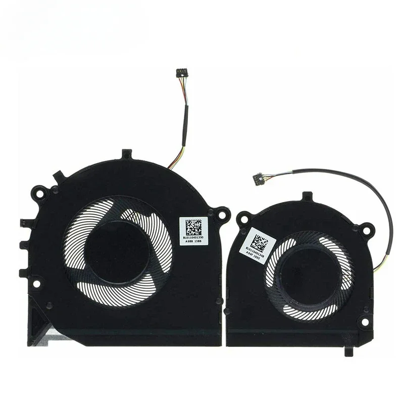 Replacement Laptop CPU & GPU Cooling Fan Set Pair For Lenovo IBM ThinkBook 13S-IML 13S-IWL FLDU FL03 5V