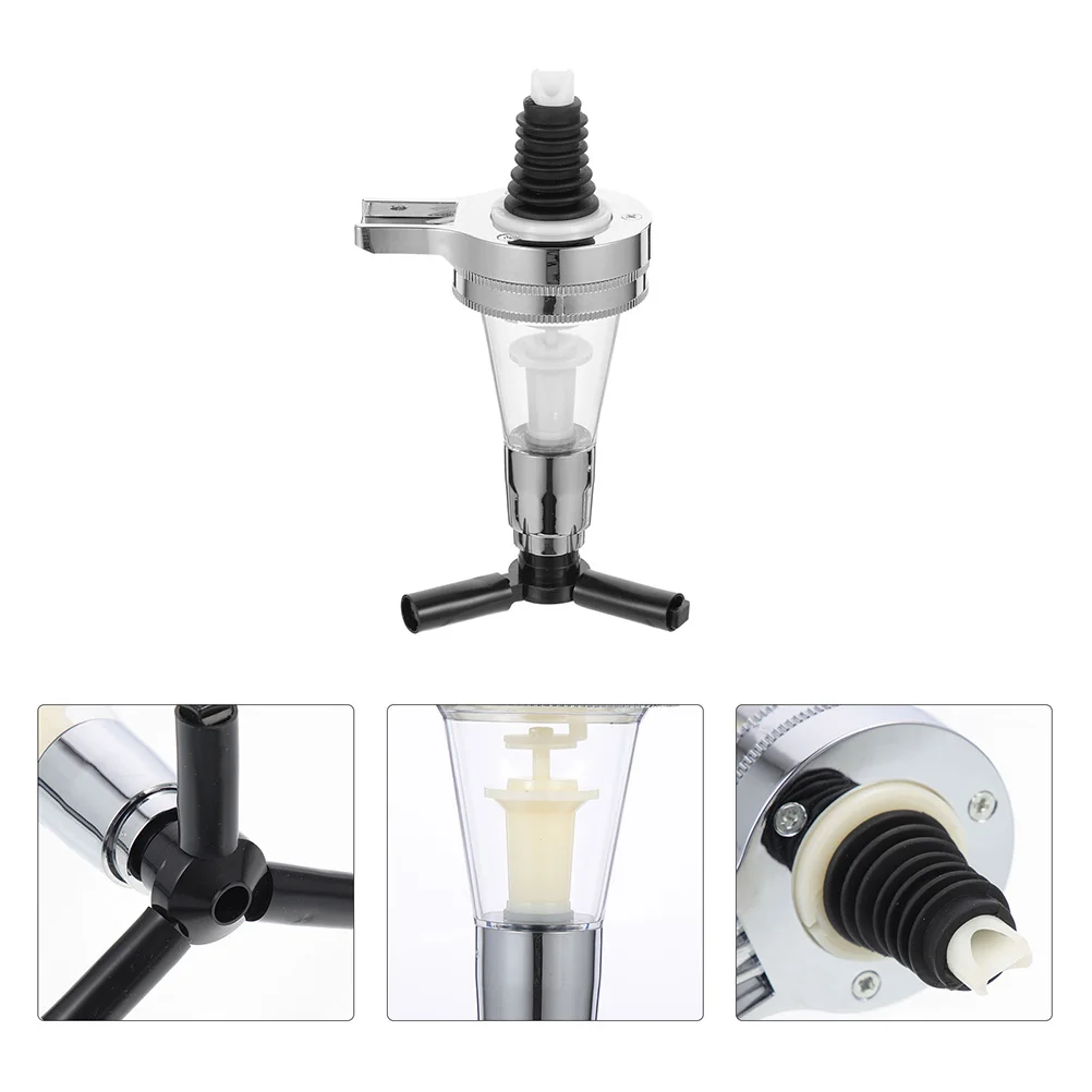 

1pc Wine Dispenser Wall Mounted Upside Down Beverage Holder For Bar Kitchen Ration Liquor Pourer Spring-Loaded Dispenser Rack