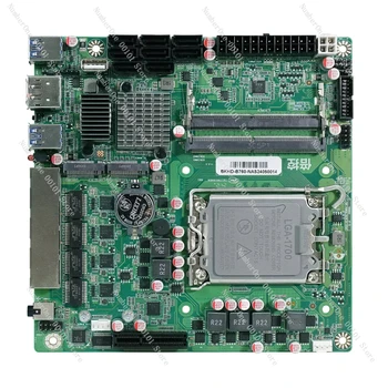 미니 ITX B760 NAS 마더보드 홈 프로세서, LGA1700 CPU 2 * DDR5 4 * i226 2.5G 2 * M.2 NVME 8xSATA 1 * PCIEX4 1 * DP 1 * HD 방화벽 서버