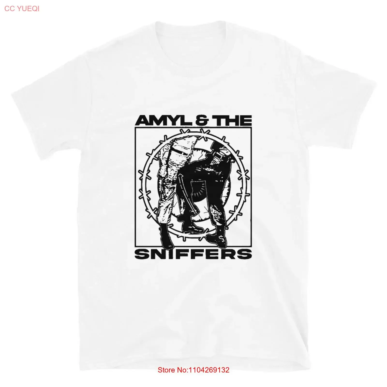 Amyl And The Sniffers T Shirt Punk Rock Some Mutts Comfort to Me  vintage Washed Soft designer clothes homme Stylish Casual