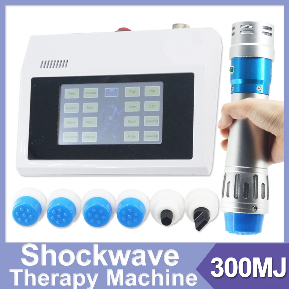 

300MJ Shockwave Therapy Machine ED Treatment Knee Pain Relief Body Relaxation Massager New Upgrade Shock Wave Equipment