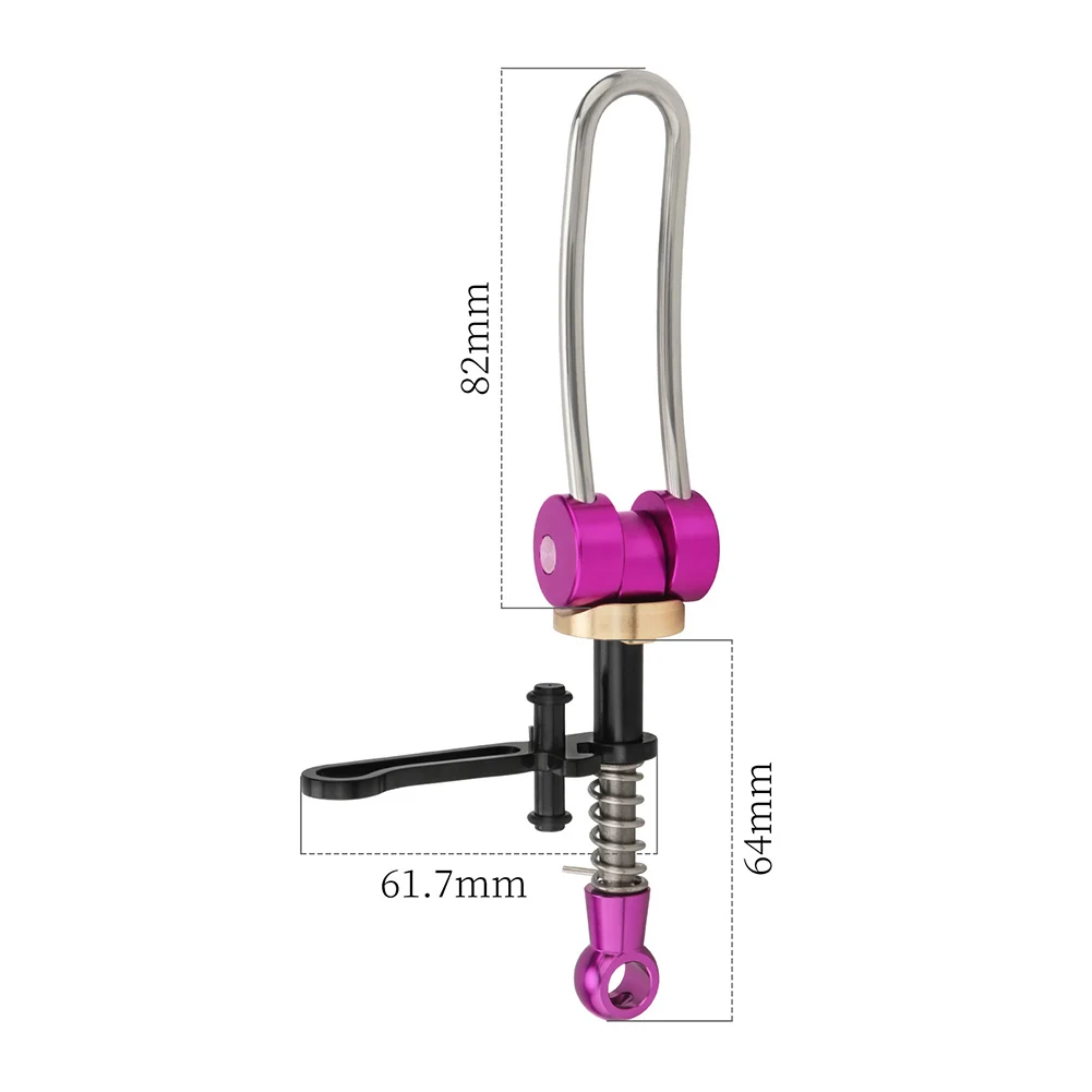 1pc Bicycle Seat Tube Clamp Aluminum Alloy CNC Shaft Quick Disassembly Clamp For Brompton For 3sixty Folding Bike Accessories