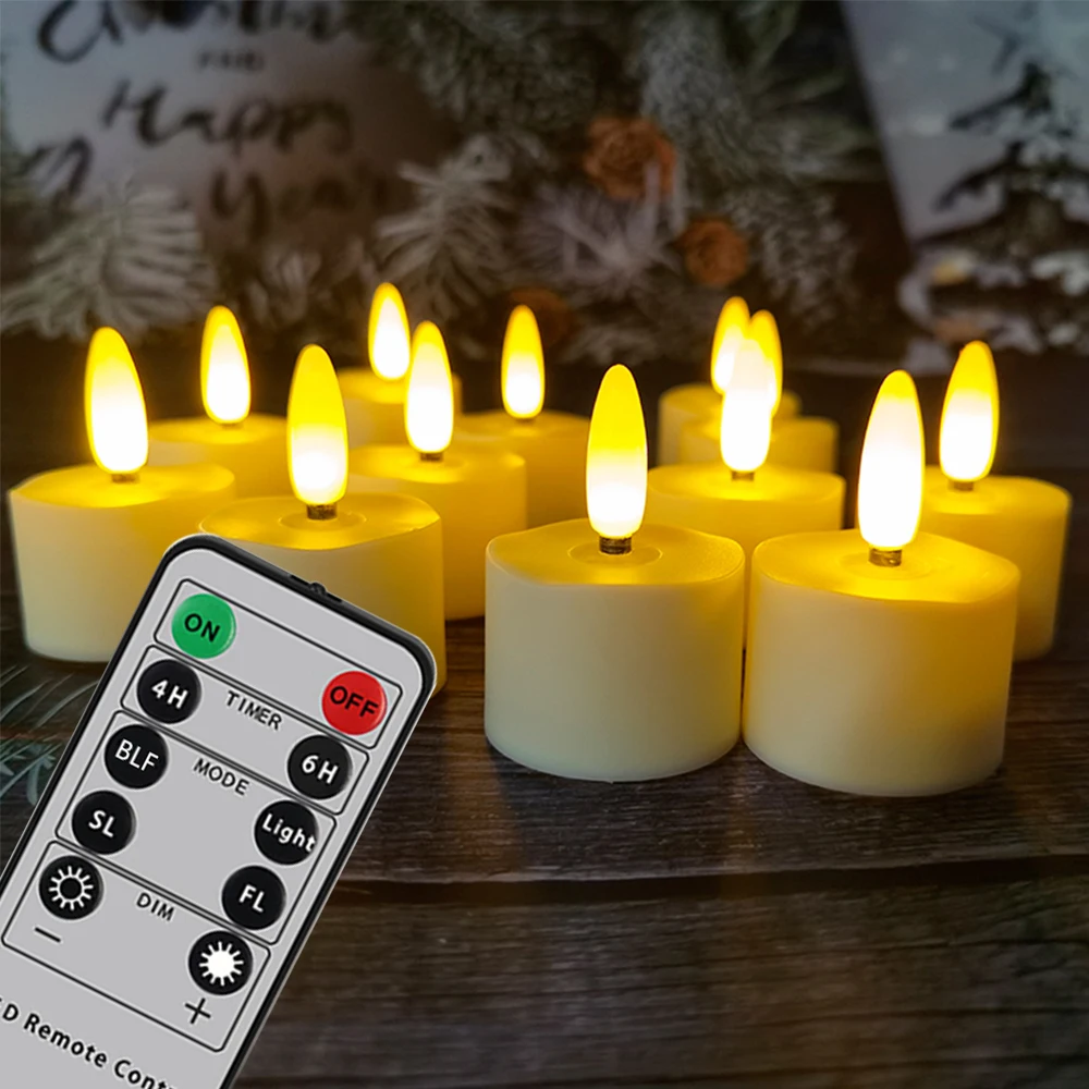 LED candles Remote Control With 4 hours or 6 hours timed Flashing Remote Infrared Remote Control Led Candle With Remote Control