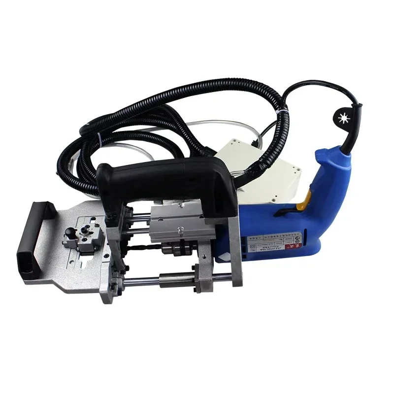 Portable hand-held side hole drilling machine for pneumatic side hole drilling cabinet drilling tools for wood furniture