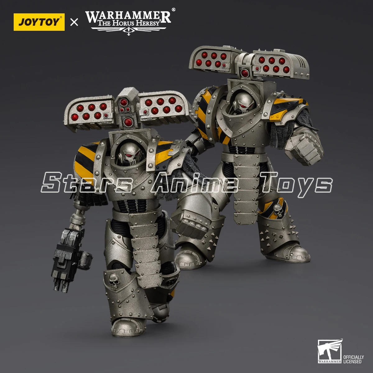 JOYTOY Warhammer The Horus Heresy Lron Warriors Tyrant Siege Terminator con lanciarazzi