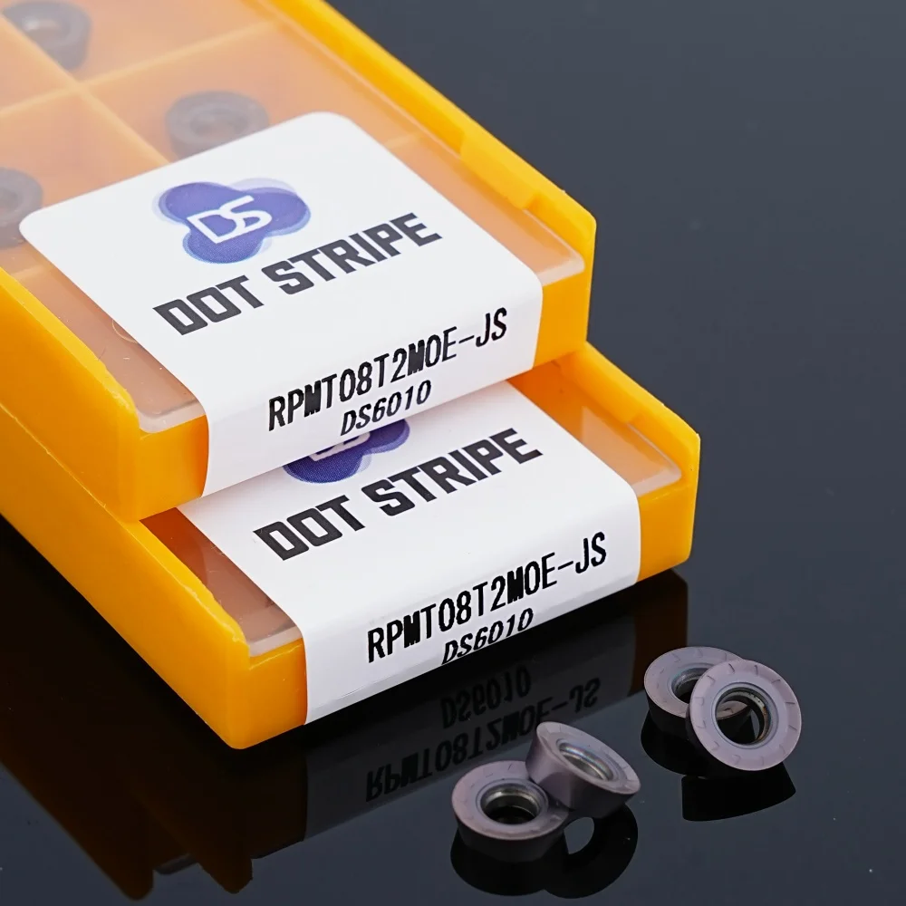 RPMT08T2 RPMT10T3 RPMW1003 RPMT1204 RPMT1606 MOE JS VP15TF Carbide Milling Cutting Tool RPMT 08T2 10T3 1204 1606 RPMW 1003 10PCS