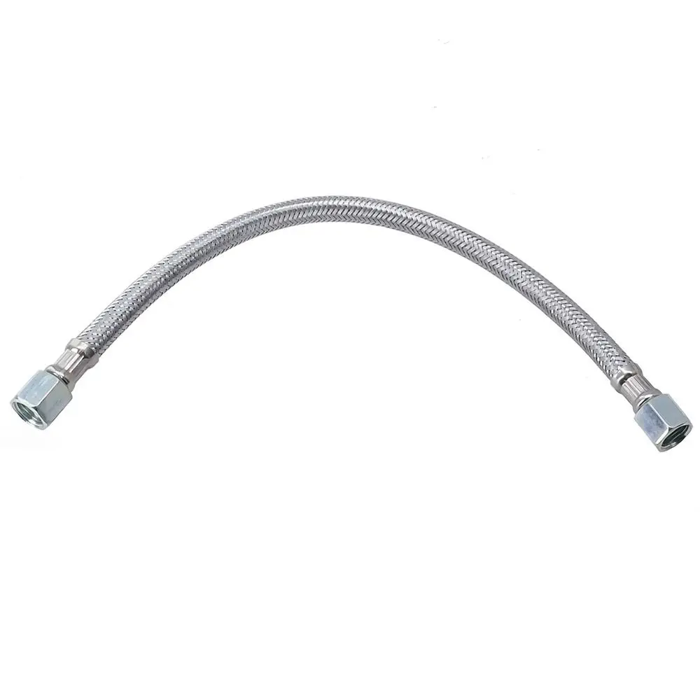 1Pcs 400mm Air Compressor Exhaust Tube with Air Pump Check Valve 14/16/19mm Intake Tube Stainless Steel Hose Connecting Pipe