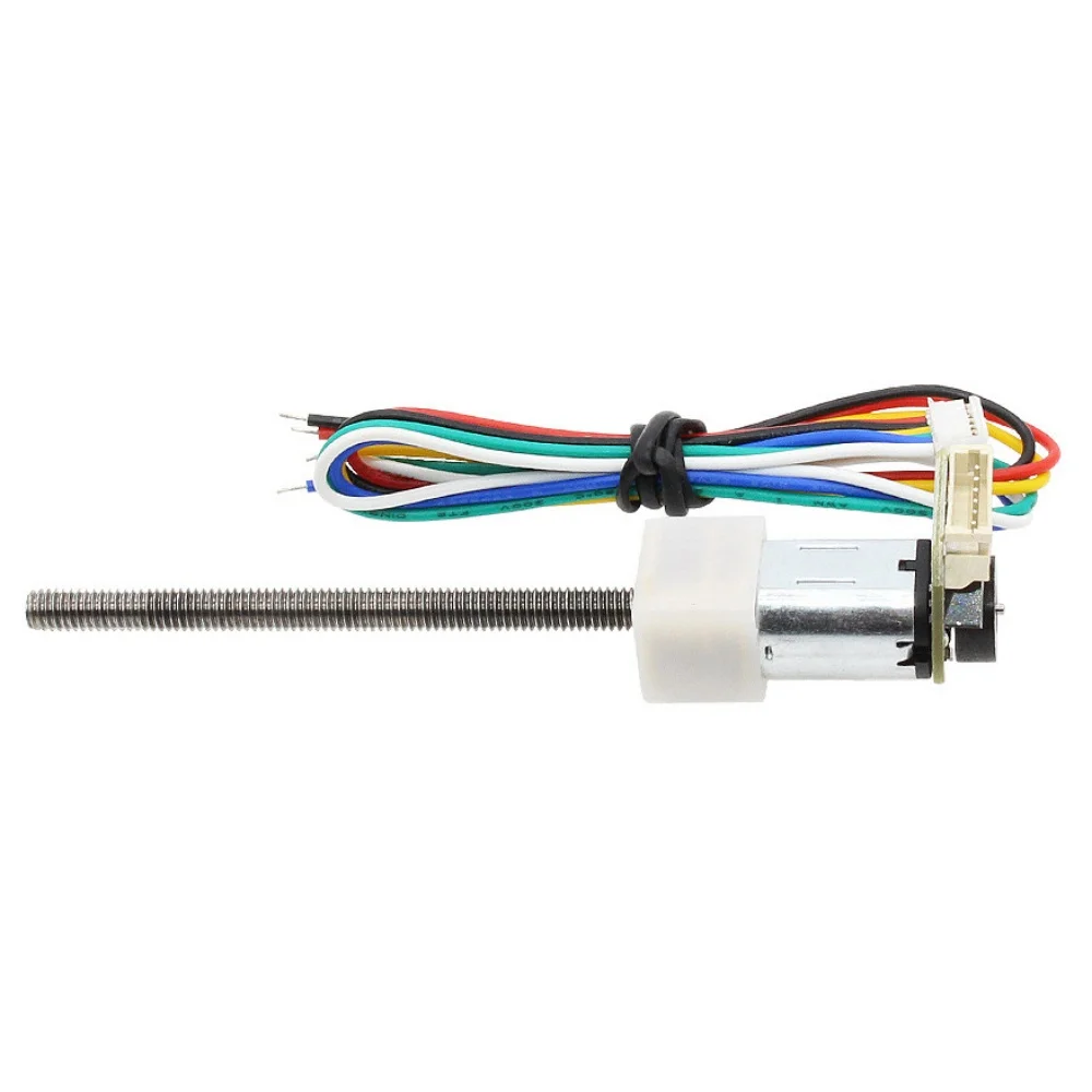 GM12 N20 Encoder Gear Motor DC 3V 6V 12V M4 55mm Thread Shaft Mini Micro Metal 7PPR Hall Encoder Gear Reduction Motor Reducer
