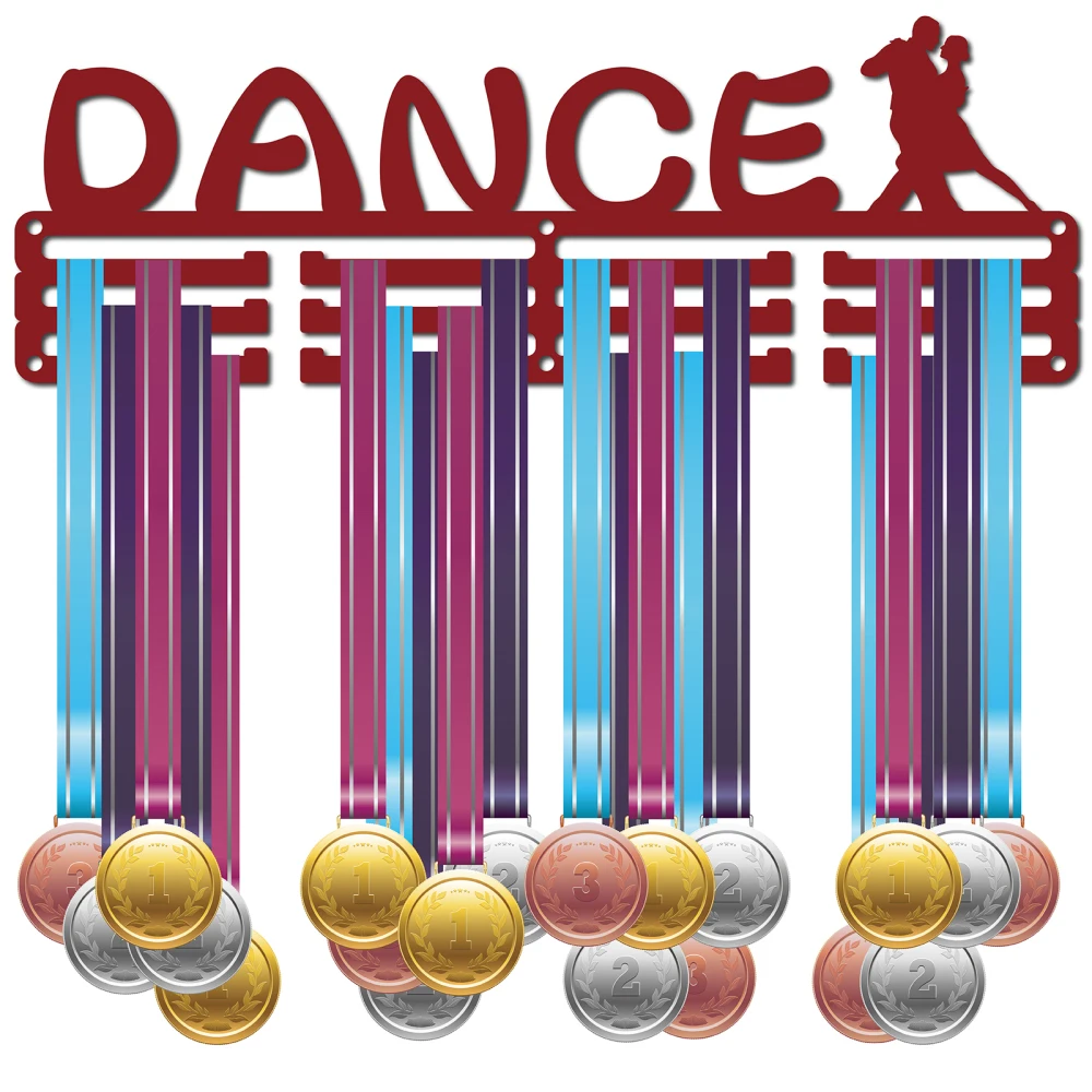 

Medal Holder Dance Sport Medals Display Wall Mount Hanger Medal Holders for Medalist Latin Dancer Dancing Swim Gymnastics