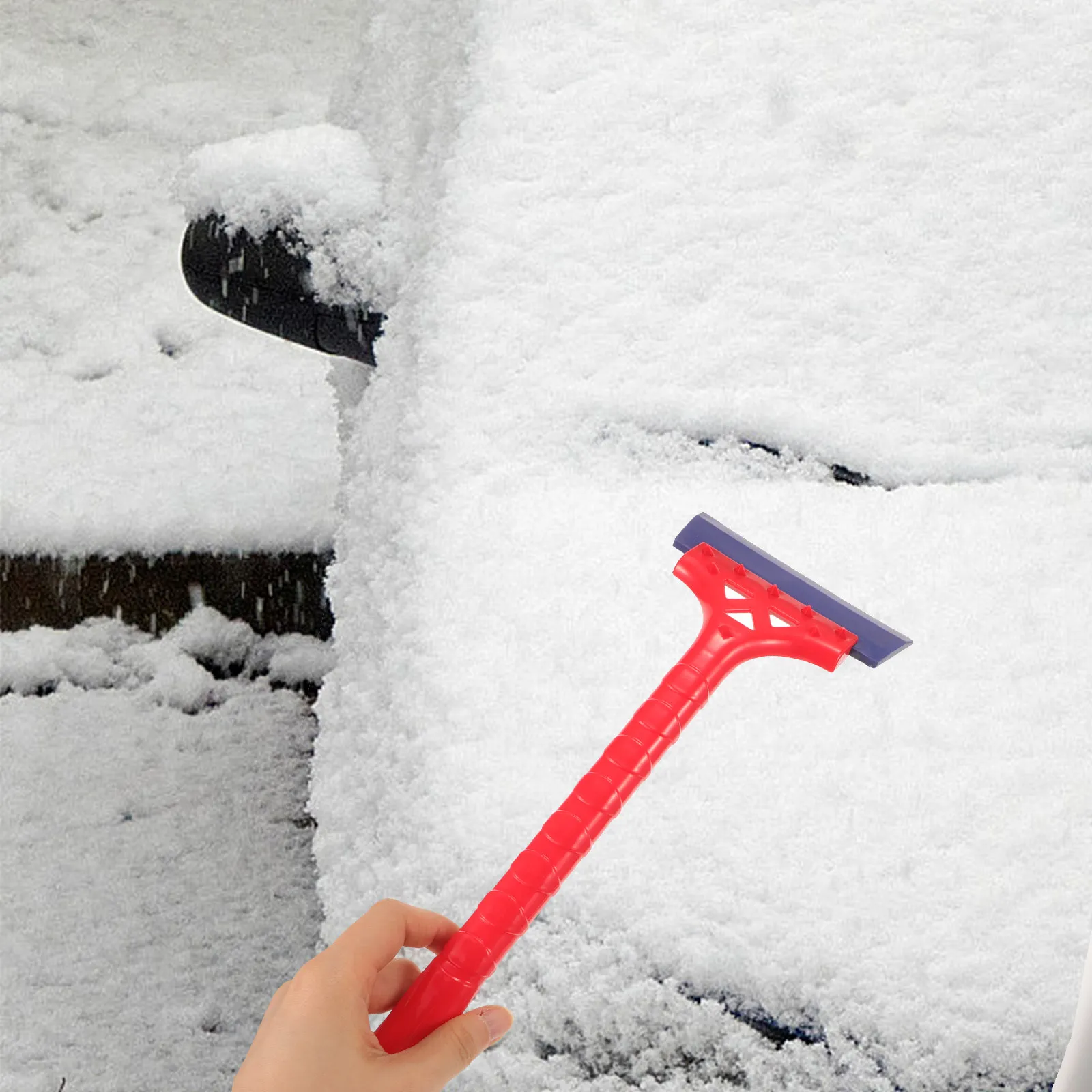 

2 шт. автомобильные скребки для снега и льда из полимерной смолы, зимний аварийный инструмент, аксессуар для автомобиля