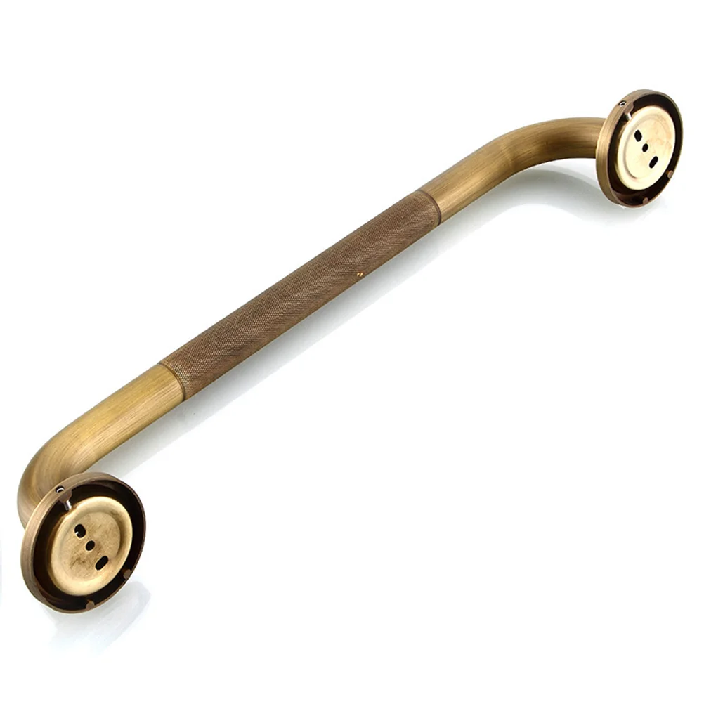 

Heavy Duty Safety Hand Bar Copper Bathroom Grab Rail Slip Resistant for Elderly Pregnant Disabled Stable Shower Toilet Support