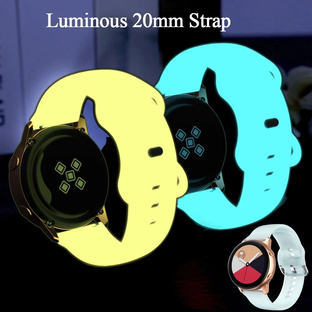 Replacement Band For Samsung Galaxy Watch 4 3 41mm Silicone Strap Galaxy Watch Active 1/2 40 44mm 42mm Gear S2 Classic Watchband