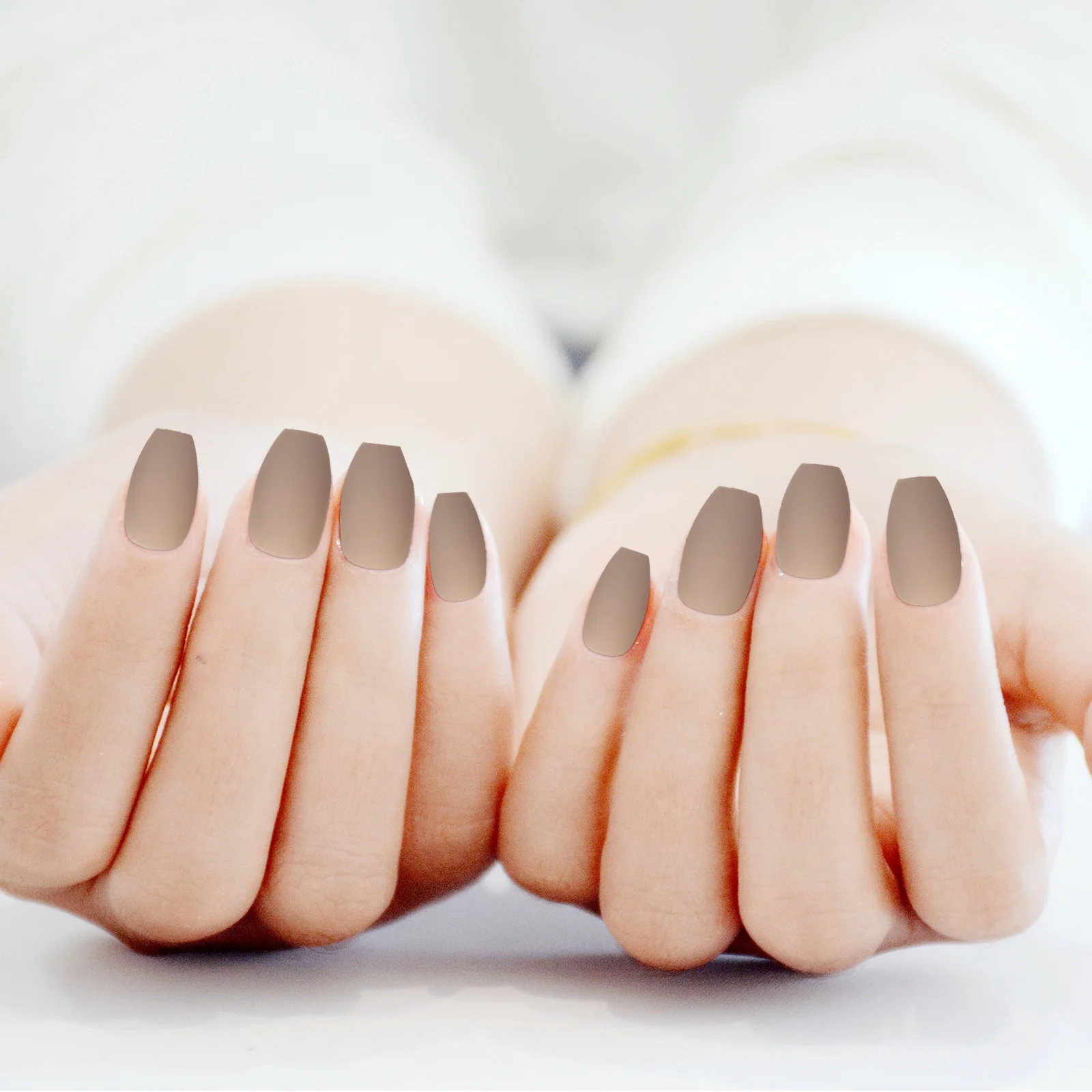 

Long Fake Women Plastic False Nail Art Stylish Color Design Party Long False Nail Accessories Beauty Charm Gift Idea