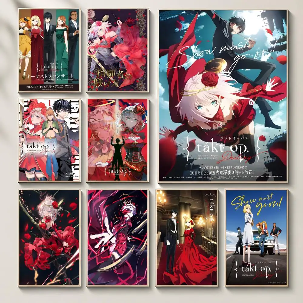 Anime TTakt Op. Affiche Destinyed, impression d'art décorative murale, impression d'art abstraite pour décoration murale pour le salon
