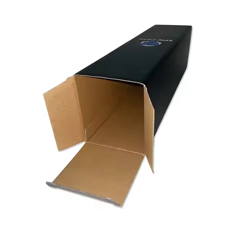 Cardboard Paper Packaging Box, Custom Logo Printing, Long Black Folding Electronics Mouse Pad, High Quality, Wj52, 500Pcs