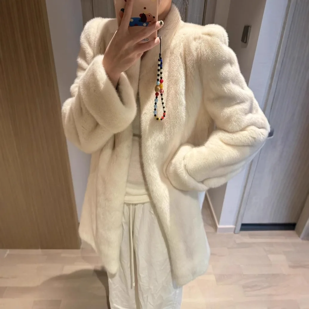 Autumn Winter Long Coats Women Faux Fur Coat Thick Warm Y2k Streetwear Work Overcoat Warm Jackets Elegant Open Outerwear 2025